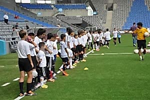 Master class at Astana Arena from Spanish trainers